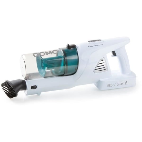 DOMO DO233SV - 2-i-1 ledningsfri stavstøvsuger - 2 hastigheder - Cyklonisk system - 20 minutters batterilevetid - 0,6L støvbeholder