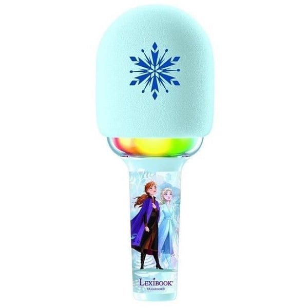 Lexibook - Frozen Karaoke Mikrofon - 3 tilstande og 4 stemmeeffekter - USB-C opladning - Trådløs Bluetooth