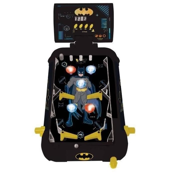 Batman Elektronisk Flippermaskine - LEXIBOOK - Digitalt scoredisplay og lys- og lydeffekter