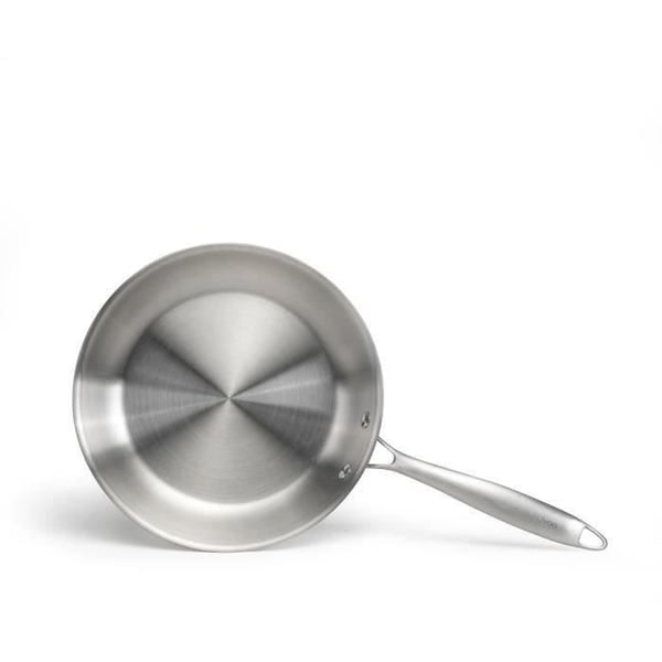 Triply Brigade 18/10 stegepande i rustfrit stål 24 cm - LIVOO - MEP158 - Velegnet til alle kogeplader inklusive induktion - Lavet i Frankrig