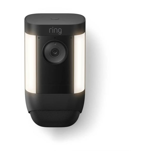 Valvontakamera - RING - Spotlight Cam Pro akku - musta - yönäkö