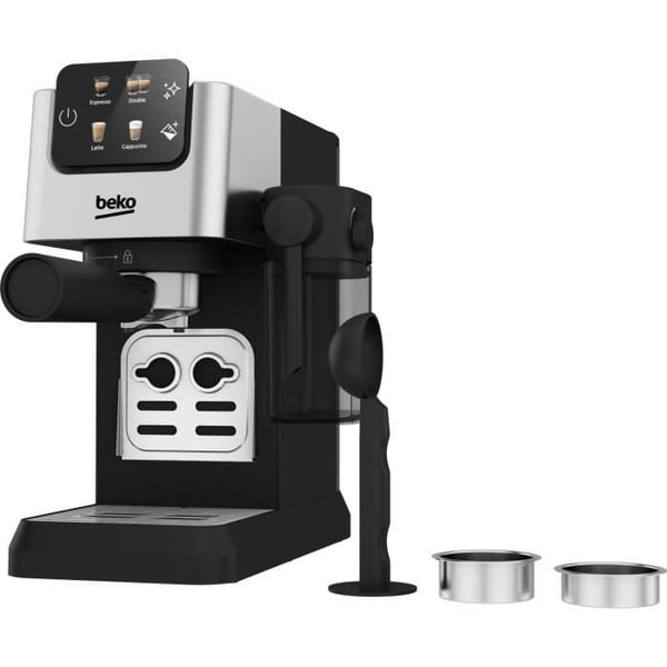 Manuel espressomaskine - BEKO - CEP5304X - 1628 W - 1,1 L - Sølv
