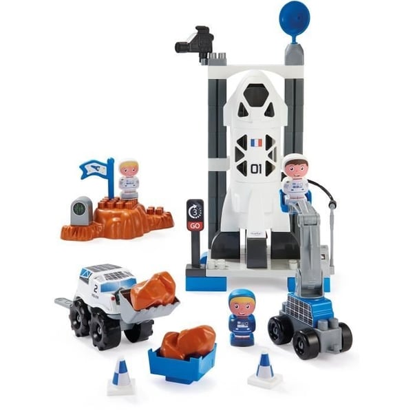 Space Base - murstenskonstruktion - fra 18 måneder - Abrick