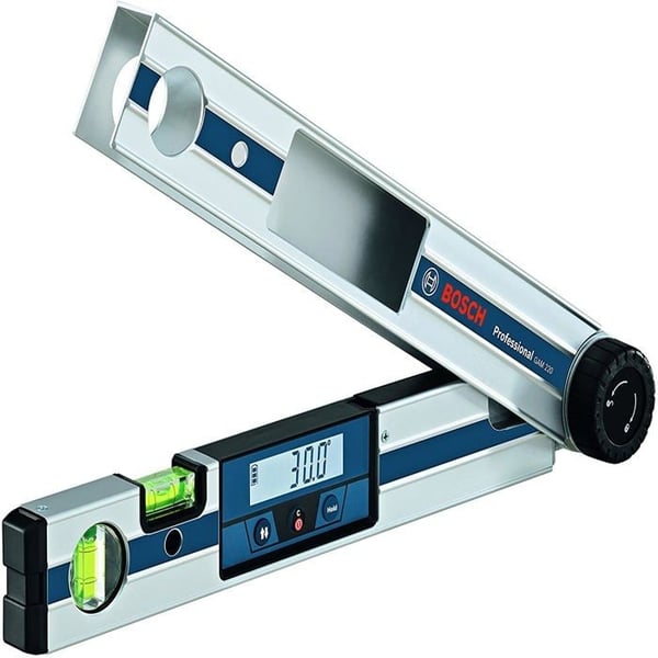 Vinkelmåler - BOSCH - GAM 220 Professional - Nøjagtighed ±0,1° - Længde 40 cm - Måleområde 0-220°