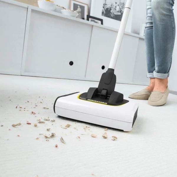 KARCHER KB 5 - Ledningsfri elektrisk kost - 30 min. batterilevetid på hårde gulve (20 min. på tæpper) - Kompakt og let 1,2 kg
