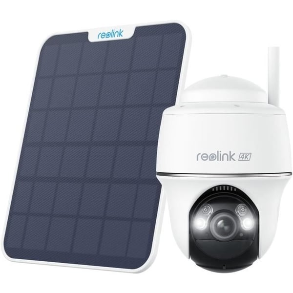 Udendørskamera - REOLINK - B440 - Solpanel - Hvid