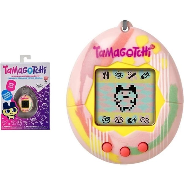 Tamagotchi Original - Bandai - Virtuelt elektronisk kæledyr med skærm og spil - 42883