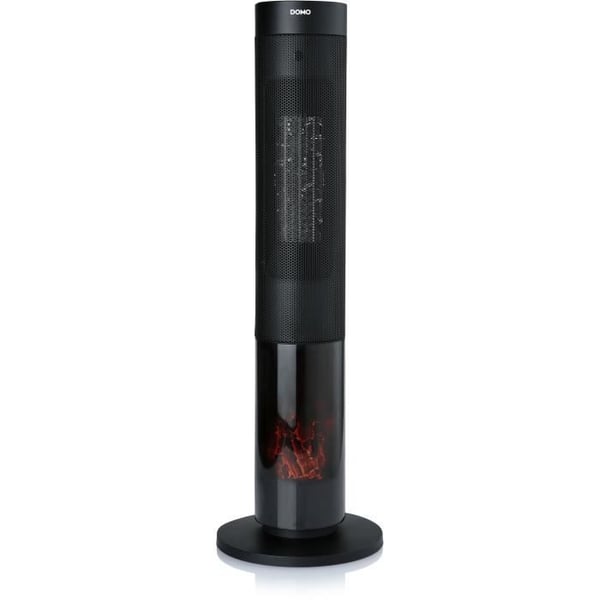 Keramisk värmeelement med vedeldseffekt - 2000 W - DOMO - DO7345H - 83,5 cm - Svart Keramisk värmeelement med vedeldseffekt - 2000 W - DOMO - DO7345H - 83,5 cm - Svart