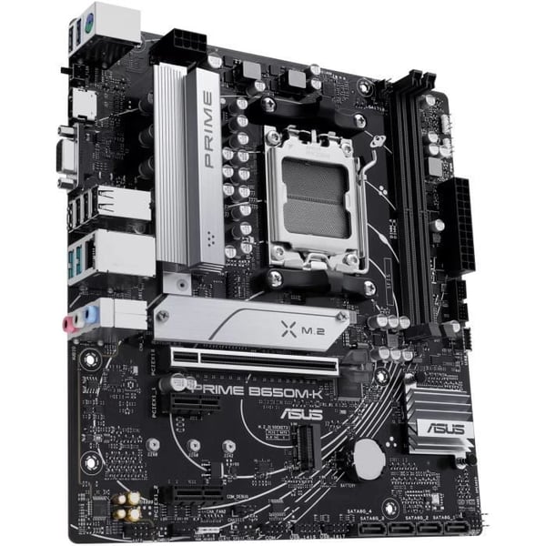 Emolevy - ASUS - PRIME B650M-K - AMD B650 - AM5-paikka - Micro ATX