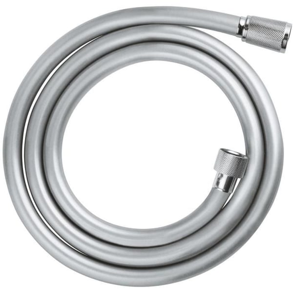 Bruserslange - GROHE VitalioFlex 28743002 - 1,5m - Anti-knæk og vridningssikker - Universaltilslutning - Glat overflade - Krom