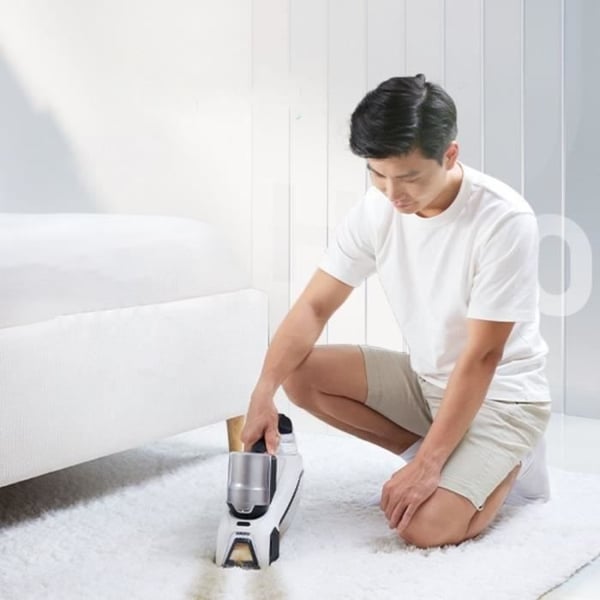 Ledningsfri shampoomaskine - EZICLEAN SPOT REMOVER W100 - 15000 Pa - 60 W - 20 min - 0,5 L - Hvid / Grå