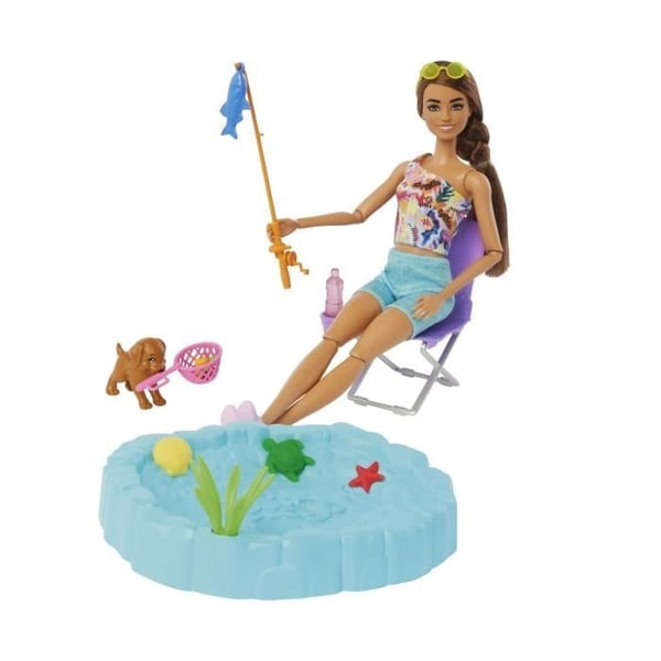 Barbie - Drømme-campervognslegesæt med over 60 tilbehør - Barbie - HRJ78