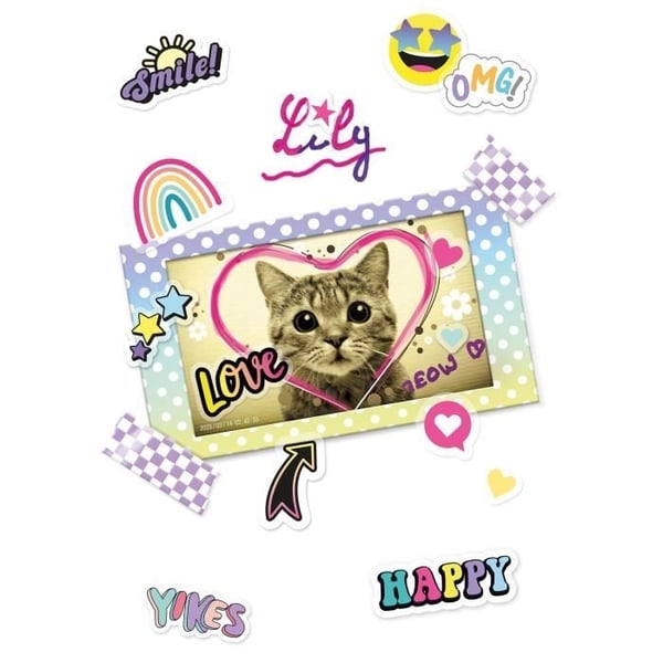 PHOTO CREATOR - Fotoalbumæske til Instant Print-kamera - Kompatibel med Photo Creator - CLK 007 - Canal Toys