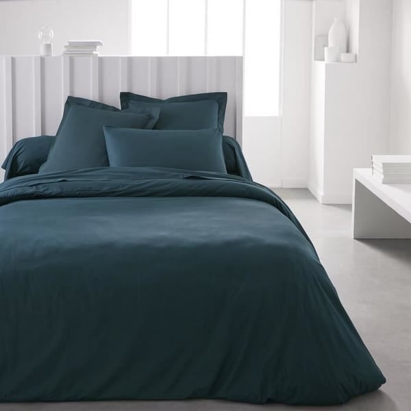 Maison Lefebvre DH stræklagen til 2 personer 140x190 cm 30 cm kile 100% bomuld 57 tråde