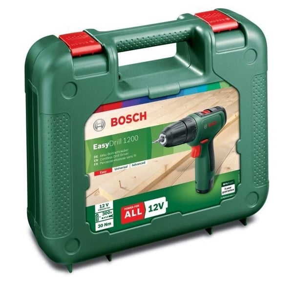Bosch Akku-boremaskine - EasyDrill 1200 (Leveres med 1 x 18V-1,5Ah batteri + oplader)
