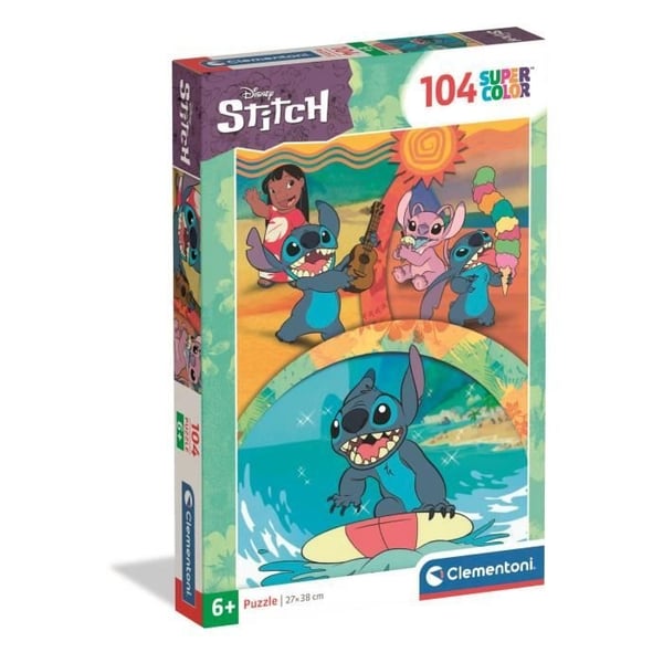 CLEMENTONI - 104 brikker - Stitch