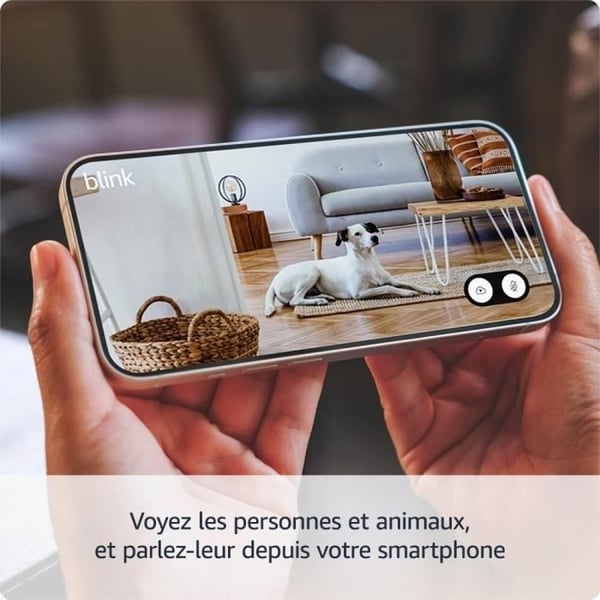 Kamera - BLINK HOME SECURITY - Mini 2 - 2-kamerasystem - Vit