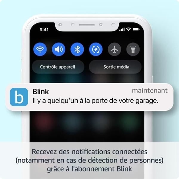 Kamera - BLINK HOME SECURITY - Mini 2 - 2-kamerasystem - Vit