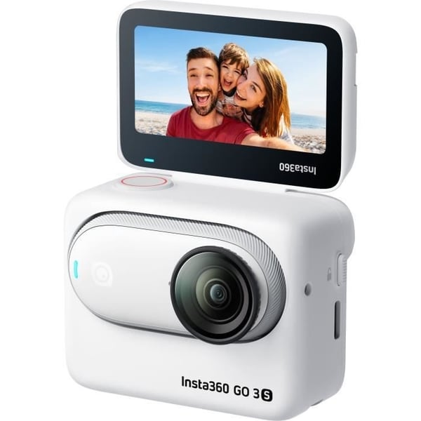 Actionkamera - INSTA360 - GO 3S - 128 GB - Vandtæt - 4K