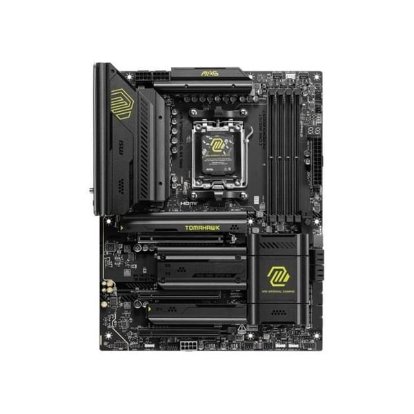 Bundkort - MSI - MAG X870 TOMAHAWK WIFI - Wi-Fi 7, 5G LAN, USB 40 Gb/s, PCIe 5.0, AMD Ryzen 9000