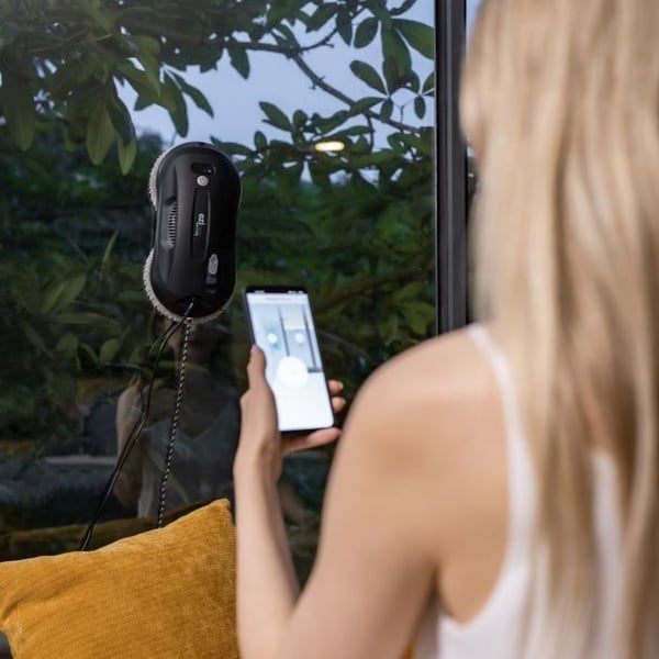 EZIclean Windobot S4 Plus fönsterputsningsrobot - EZICLEAN - Roterande rörelse - Reservbatteri - Våt