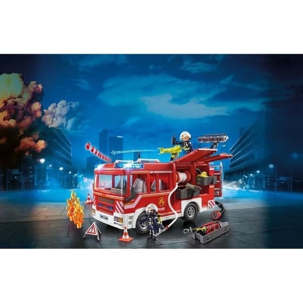 Playmobil 9464 Gul Brandbil med Virkende Vandkanon - City Action
