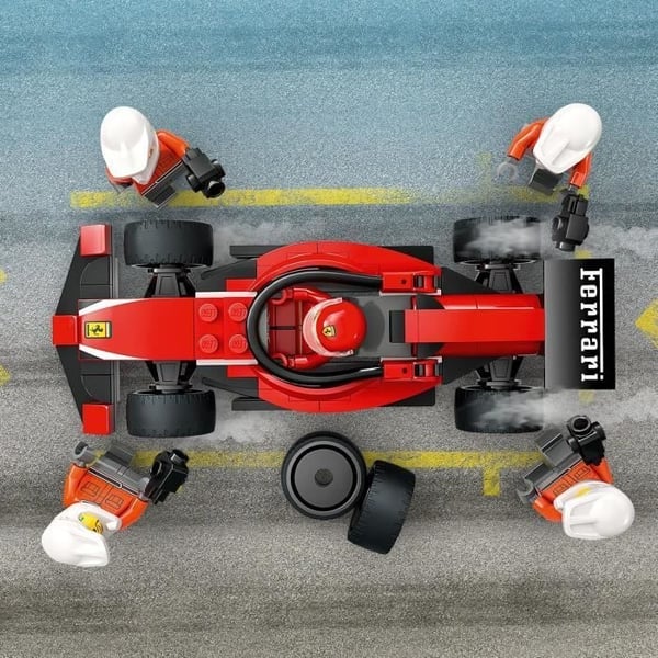LEGO City 60443 F1 Pitstop med Ferrari - Legetøj til drenge fra 6 år