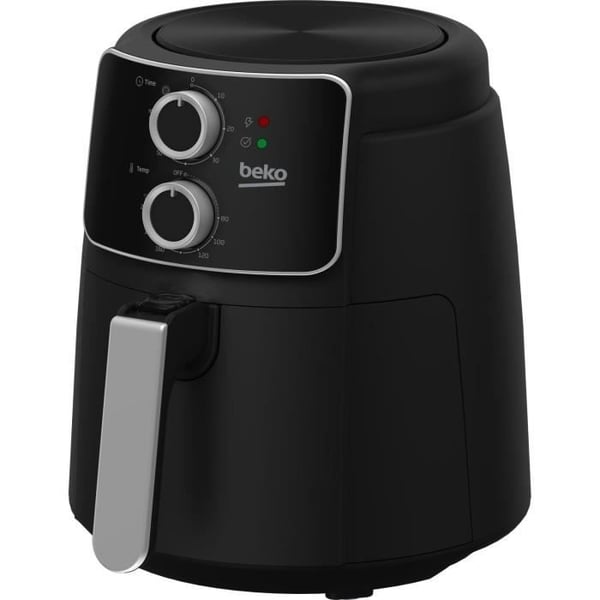 Multifunktionel oliefri frituregryde - BEKO - FRL2242B - 1500 W - 3,9 L til 0,8 kg pommes frites - Timer til afbryder - Sort
