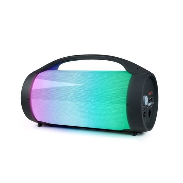 BIGBEN PARTYBTPRO Trådløs Højttaler - Bluetooth - USB - Micro SD - AUX-IN - 38cm - 75W - Med kablet mikrofon