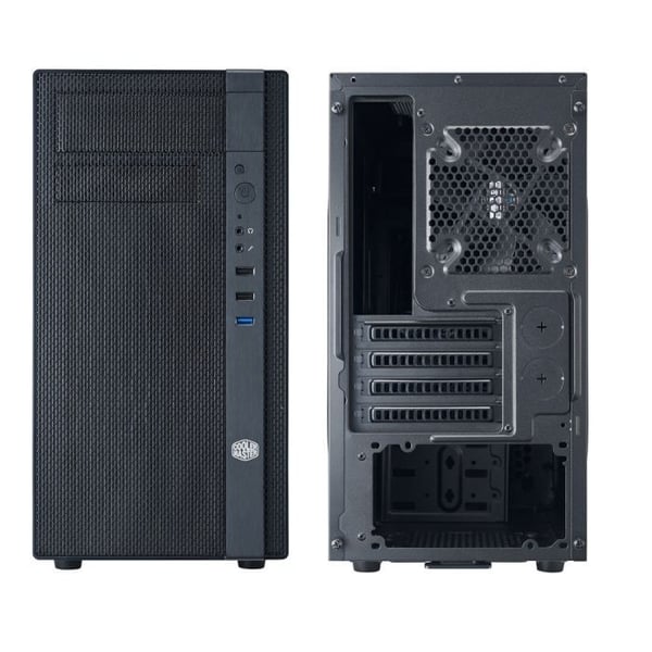 COOLER MASTER LTD N 200 PC-kabinet - Sort - Micro ATX-format (NSE-200-KKN1)