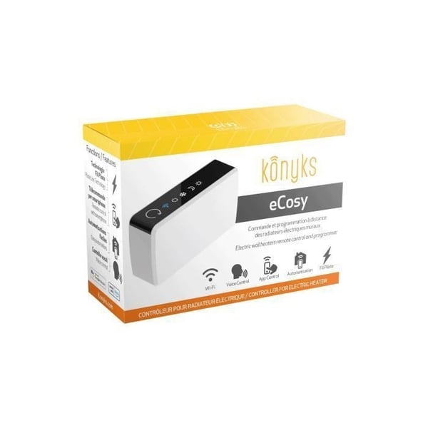 Konyks Smart Home Accessories Wi-Fi-ohjain sähköpatterille ohjausjohdolla Konyks Smart Home Accessories Wi-Fi-ohjain sähköpatterille ohjausjohdolla
