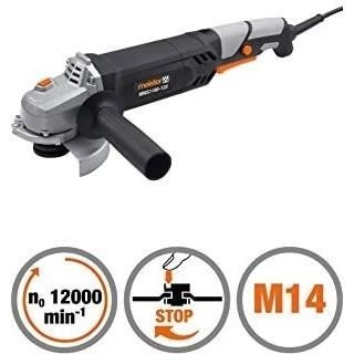 MEISTER vinkelsliber - 1100 W - Ø 125 mm - 3-positions sidegreb