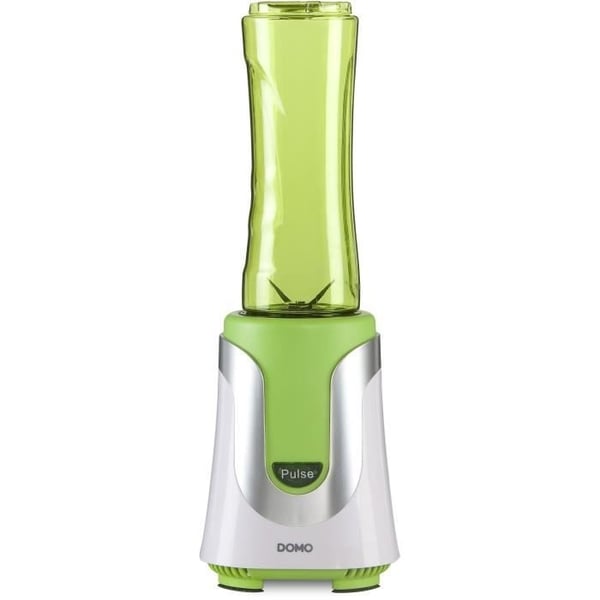 DOMO Individual Blender - DO436BL - 300W - 2 skåle 600 ml og 300 ml inkluderet - grøn