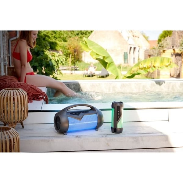 BIGBEN PARTYBTIPLITE Bluetooth-kaiutin - USB SD AUX-IN - 30 cm - 50 W - IPX54 - Ulkokäyttöön