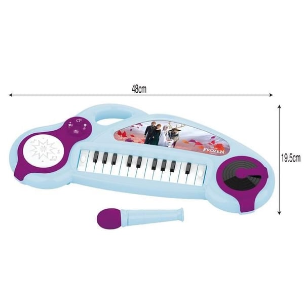Frozen-elektroninen piano lapsille valoefekteillä