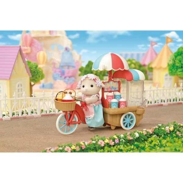 Miniaturefigur - SYLVANIAN FAMILIES - Moderfåret og hendes popcornstativ