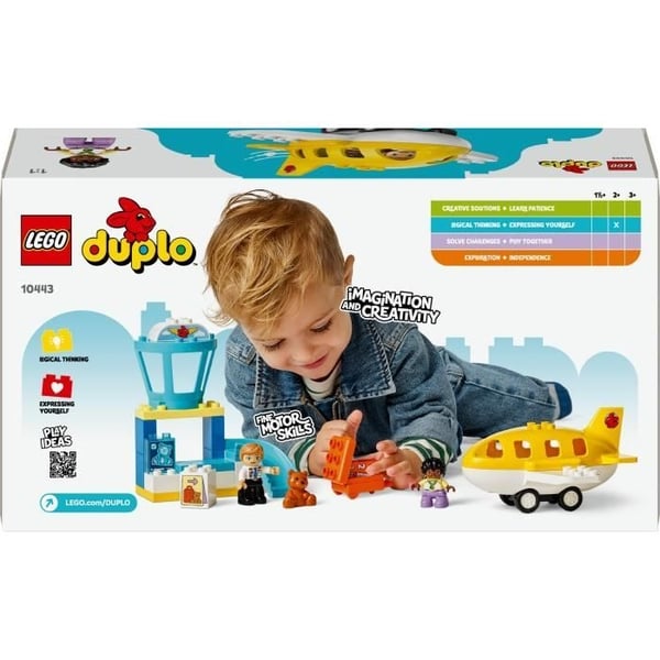 LEGO DUPLO Min By 10443 Første Gang i Lufthavnen - Byggelegetøj fra 2 år