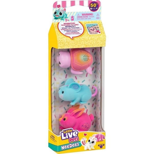 3 Needes-pakkaus - Little Live Pets - Sarja 2 - Elektroniset Lemmikit