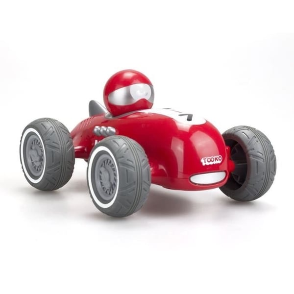TOOKO fjernbetjent bil - vintage look - Fra 3 år - Tilfældig farve: rød eller gul - 13 cm