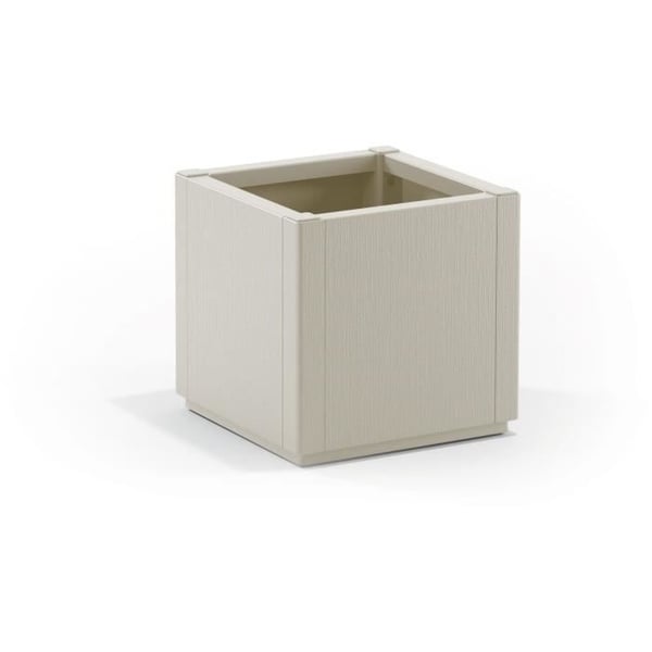 Blomsterkasse - ETHICA - Kridt - Firkantet - 38 L - STEFANPLAST