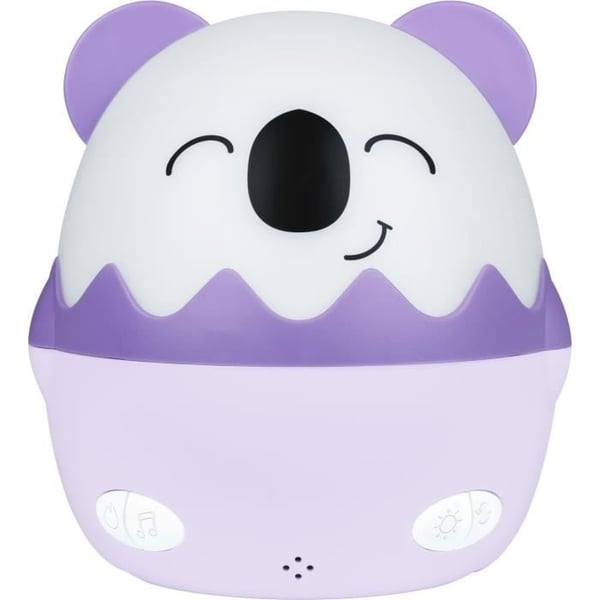 Trådløs musikalsk natlampe - BIGBEN - Koala - 360° projektion - 13 film - 8 melodier - Fjernbetjening - USB-C batteri
