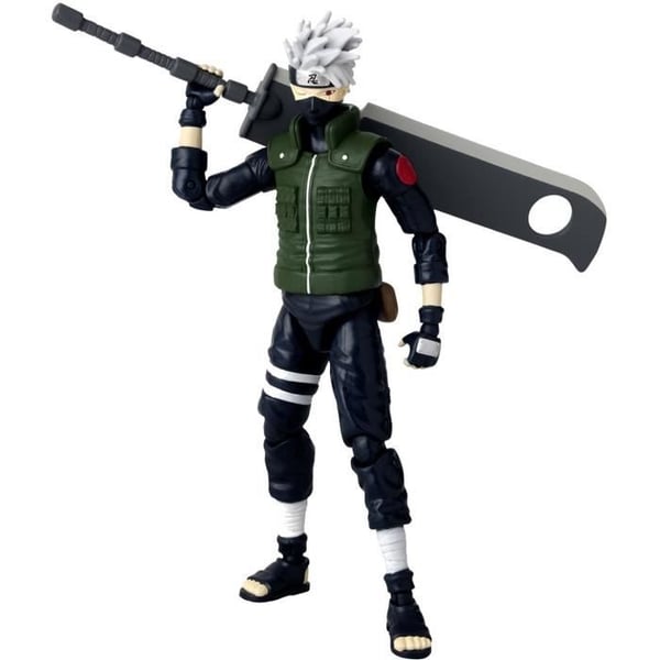 Anime Heroes-figur - Bandai - Naruto Shippuden - Kakashi Hatake (Fjerde Store Ninja-krig) - 17 cm