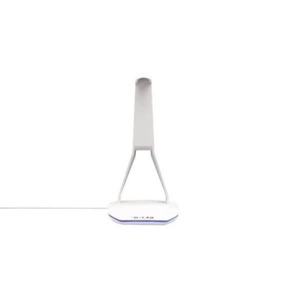 Hovedtelefon/Headset-stativ - THE G-LAB - K-STAND HYDROGEN - 2 USB-porte - Hvid