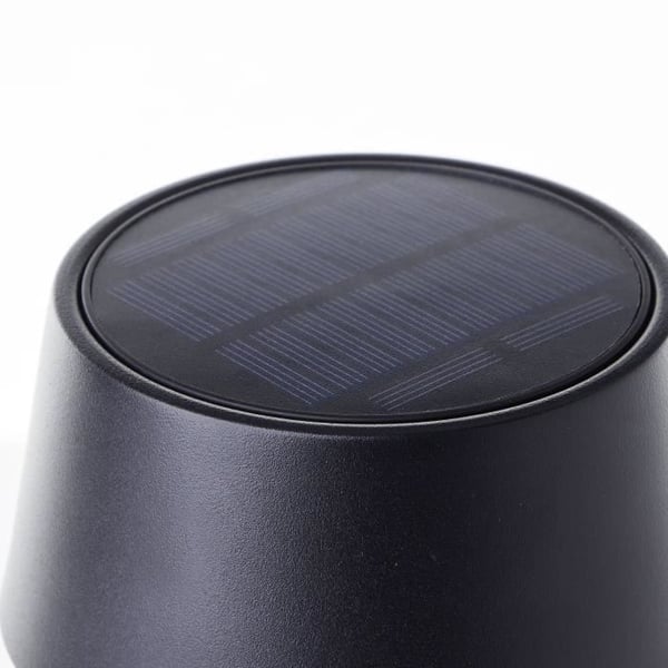 Udendørs bordlampe - BRILLIANT - PICCO - LED og solcelle - Metal og plastik - 5 W - Matteret sort