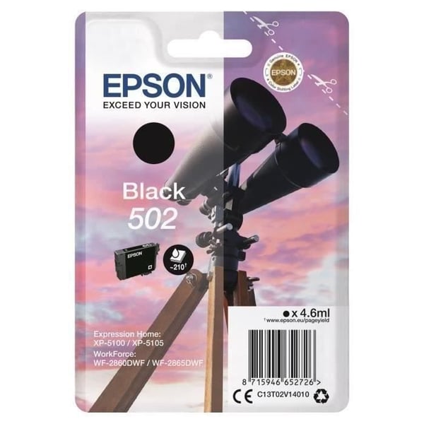 Epson kaksoismusta mustekasetti