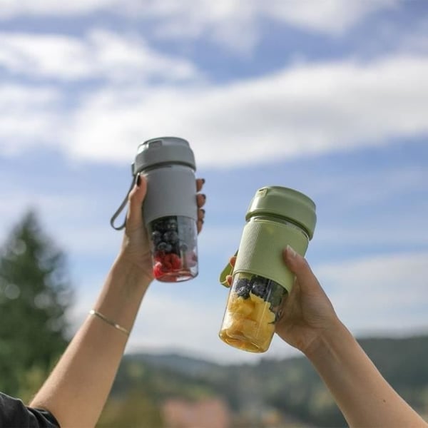Bærbar blender - LIVOO - DOP248M - Matcha grøn og transparent