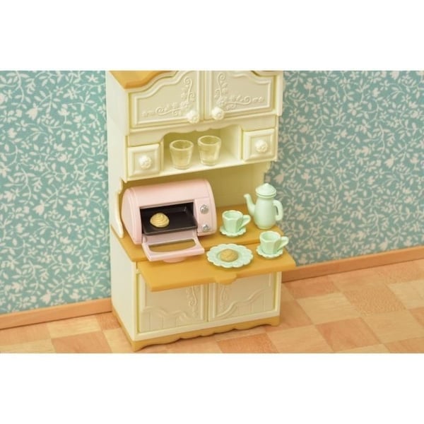 Miniaturefigurer - SYLVANIAN FAMILIES - Spisestuen - Komplet sæt til at møblere en spisestue