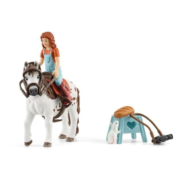 Cavaliere Mia og Spotty Figur -Schleich Horse Club - schleich 42518 HORSE CLUB