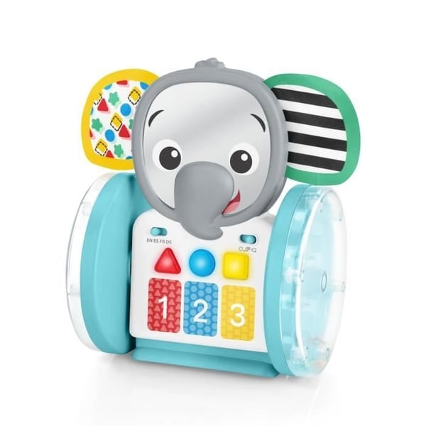 BABY EINSTEIN EARL Norsu Interaktiivinen Monikielinen Aktiivilelu Pyörillä, Motoristen Taitojen Kehitys, Musiikki 6M+