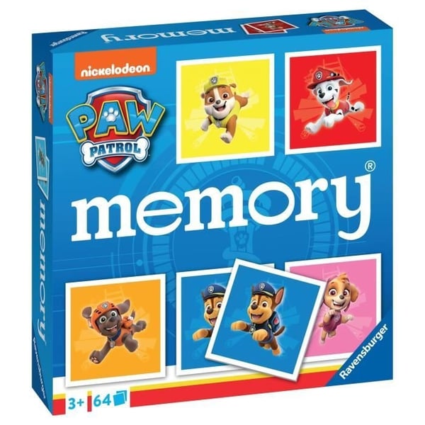 Hukommelsesspil - Ravensburger - Stort Paw Patrol-hukommelsesspil - Flerfarvet - Børn - Blandet